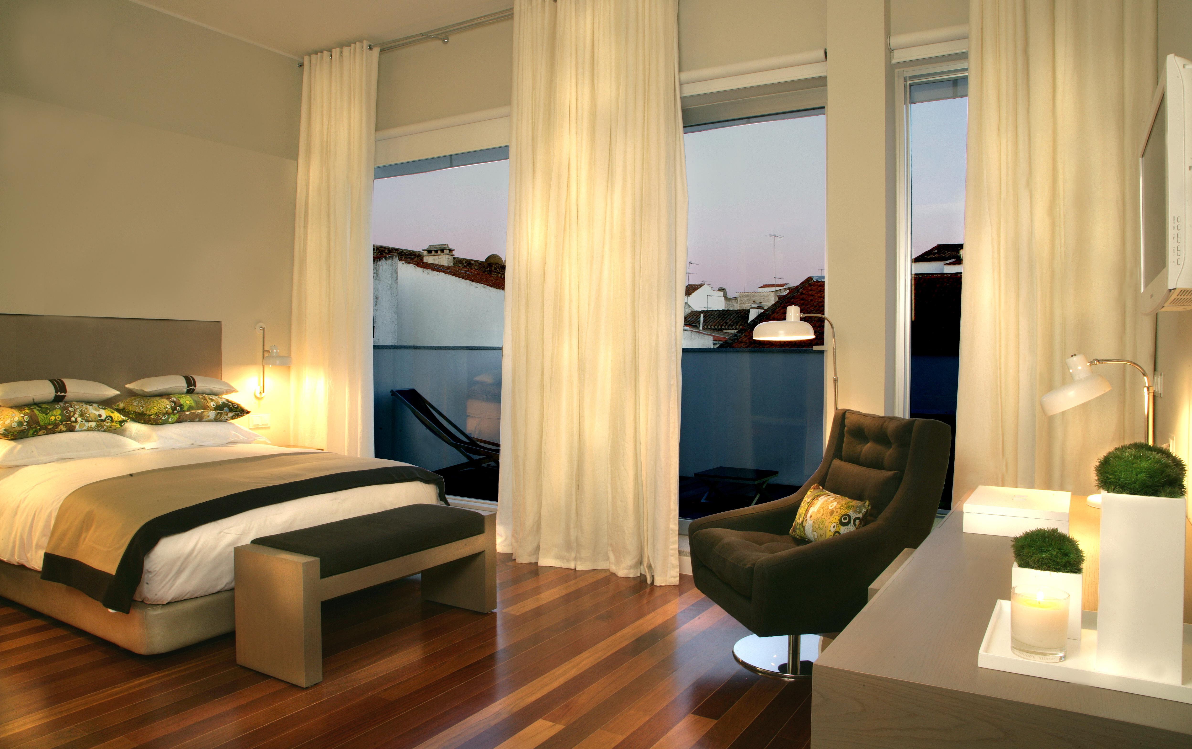 M'Ar De Ar Aqueduto Hotell Évora Rom bilde A bedroom